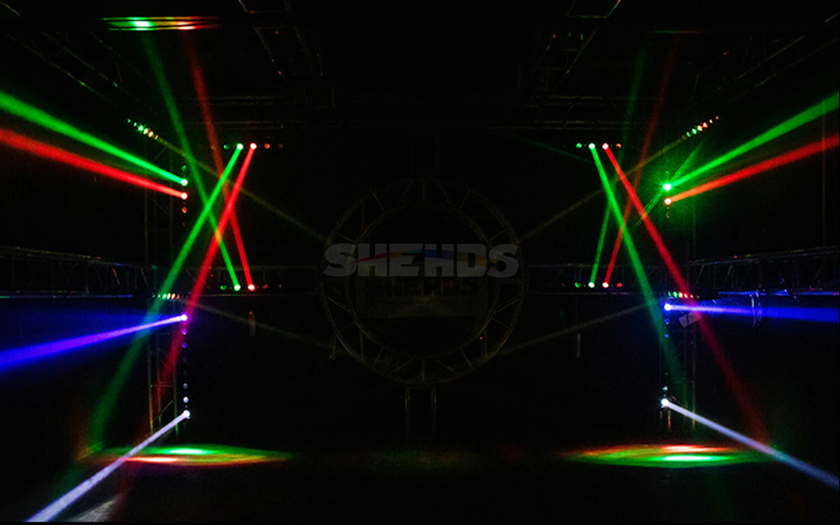 8x12w Beam Moving Head RGBW 4in1 Bar Light For DJ Disco Wedding Party Stage Light Effect Professional DMX 512 Stage Light