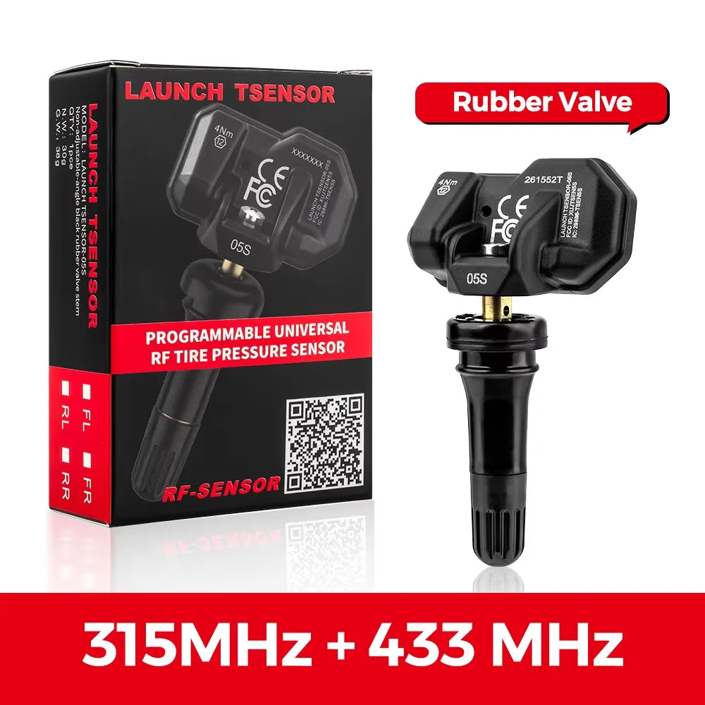 LAUNCH X431 Sensor 2 in 1 RF-Sensor 315MHz/433MHz TPMS Tire Repair Tools Scanner TSGUN Tire Pressure Sensors Tester Programming