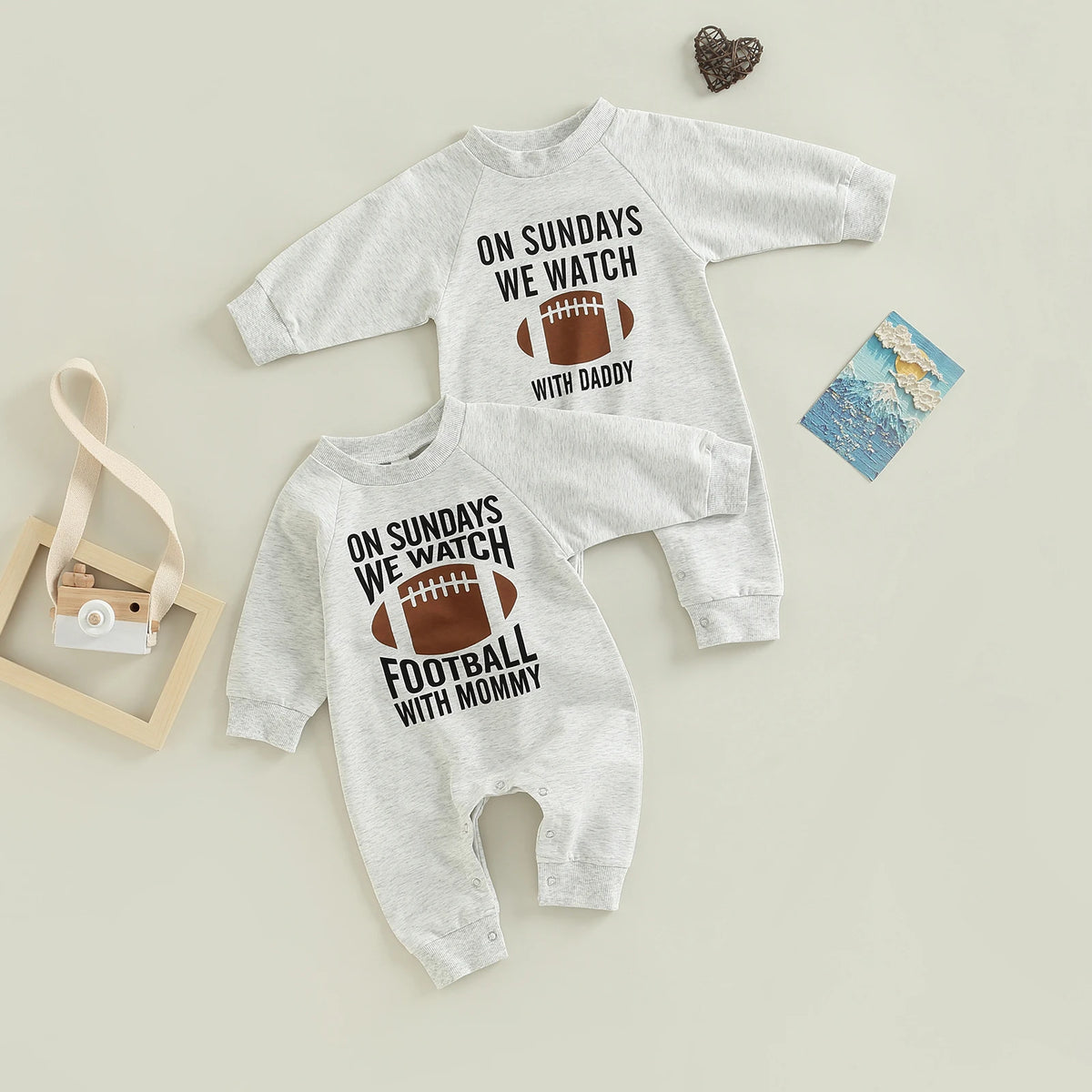 Autumn Infant Baby Girls Boys Spring Jumpsuit Cartoon Letter Print Long Sleeve Full Length Romper Fall Clothes