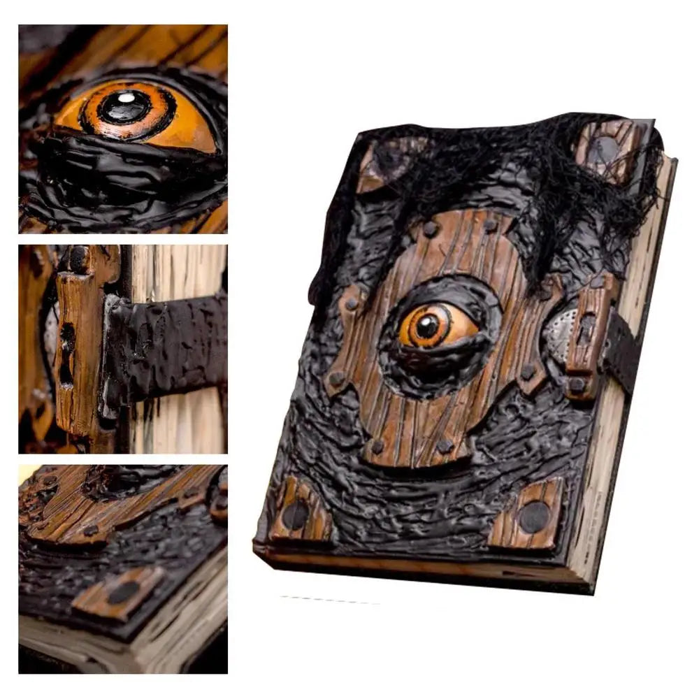 Halloween Witch Spell Book Prop, Gothic Decor Ornament