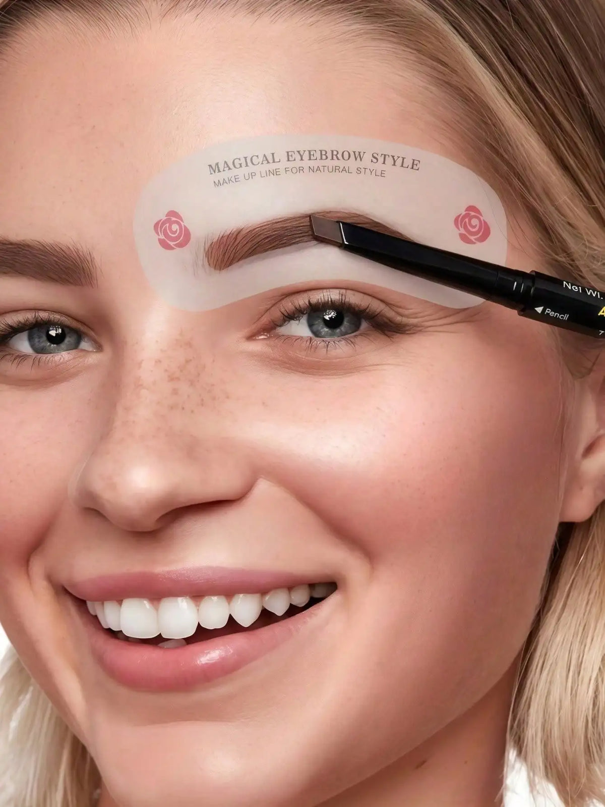 Eyebrow Shaping Stencils, 24 Styles, Reusable Brow Grooming and Makeup Kit for Women