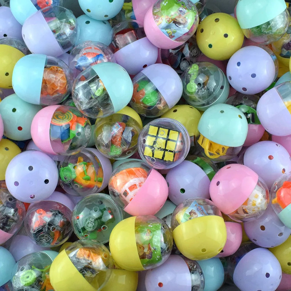 Candy Color Surprise Capsule Toy Balls 10-30 Pack, Party Favors and Classroom Prizes