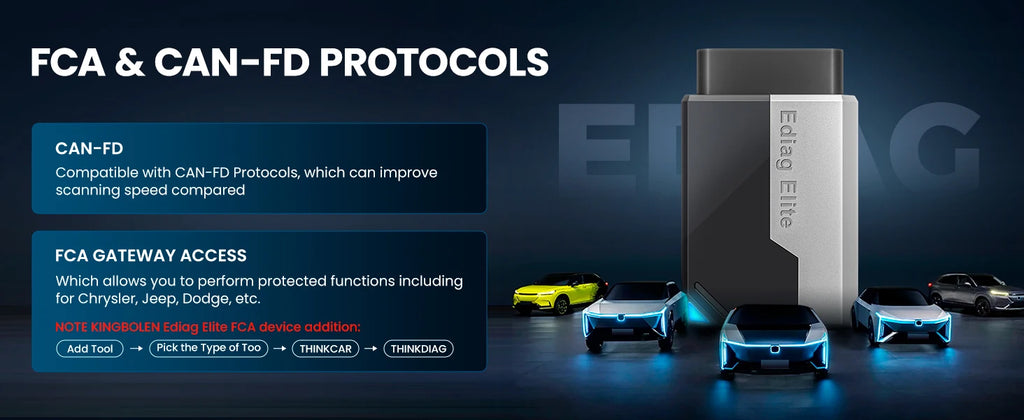 KINGBOLEN Ediag Elite Bi-Directional OBD2 Scanner