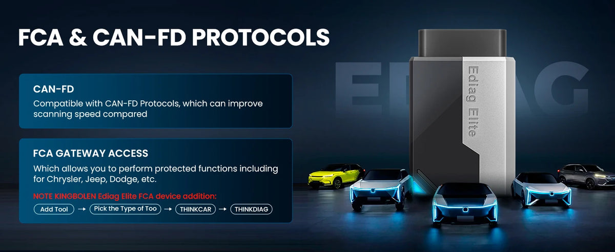 KINGBOLEN Ediag Elite Bi-Directional OBD2 Scanner