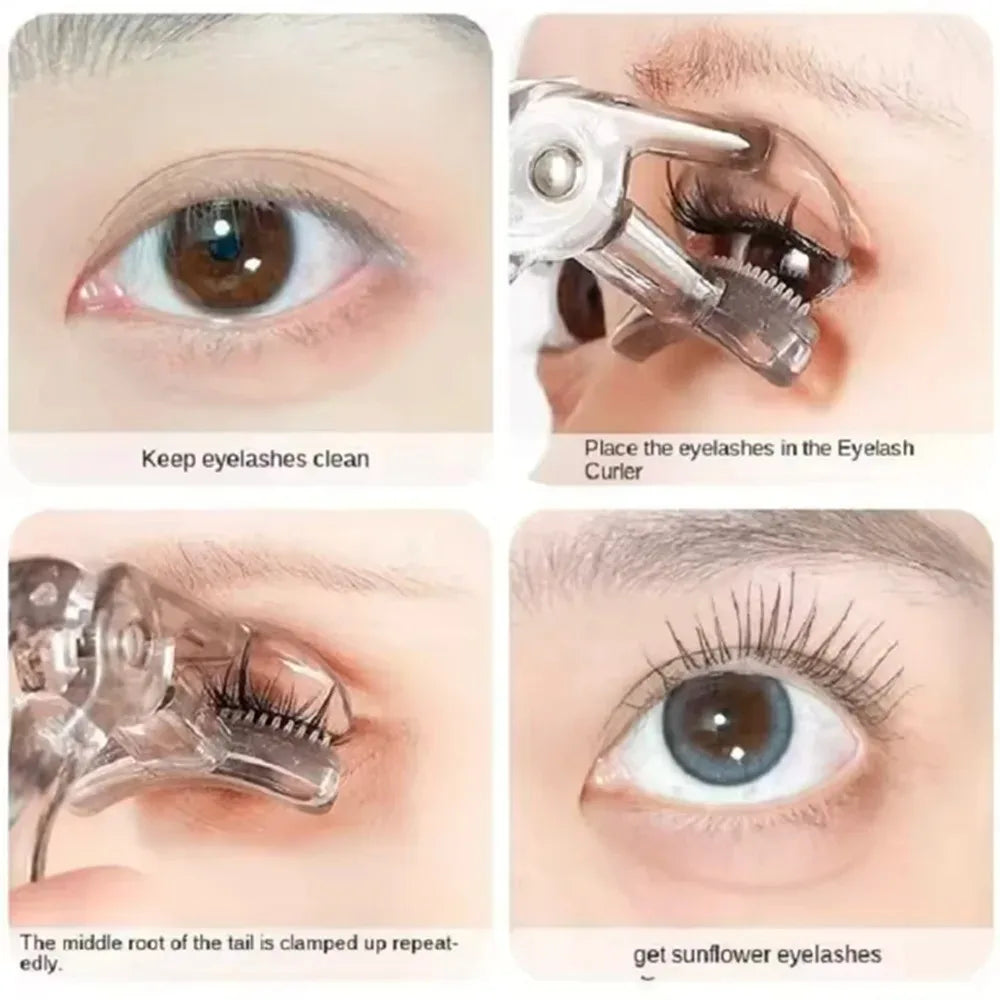 Dual-Type Eyelash Curler with Comb