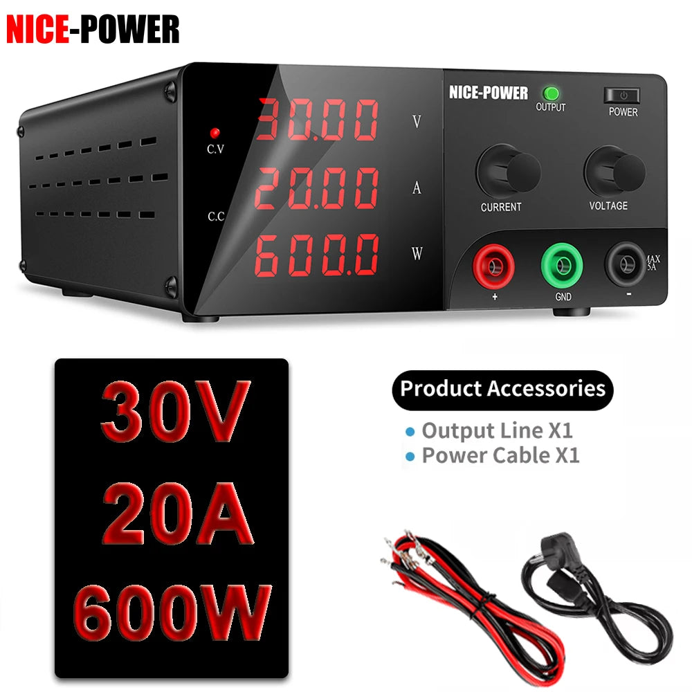 KUAIQU Adjustable DC Bench Power Supply