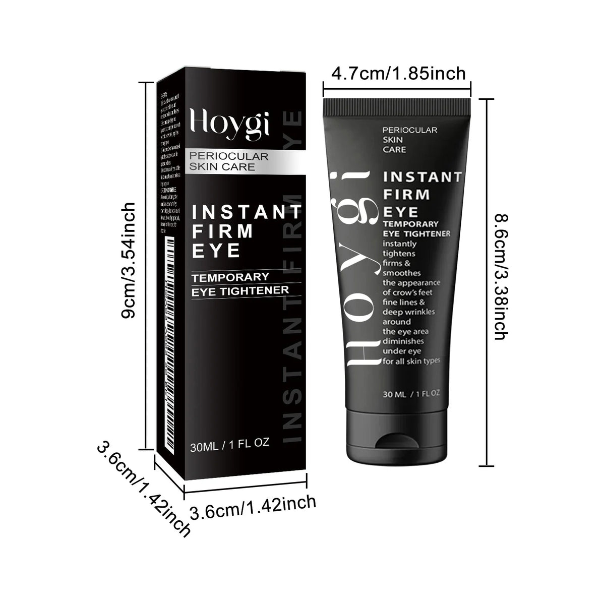 Instant Firming Collagen Eye Cream, Hydrating Lifting Under-Eye Cream for Puffiness
