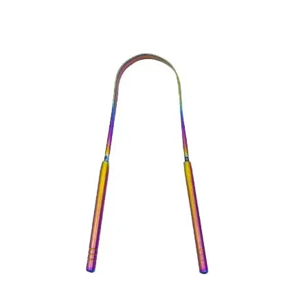 Travel Portable Tongue Scraper, Oral Hygiene Kit, Companion to Toothbrush, Compact & Hygienic Case Included