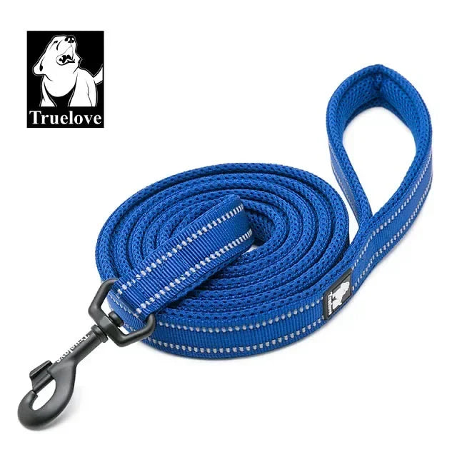 Truelove Soft Padded Pet Leash, Reflective Nylon Mesh 200cm Lead for Dogs and Cats, Available in 11 Colours