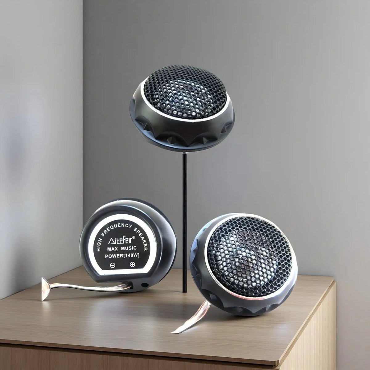 CarTweeters Car Audio Film Speaker Boxes2pcs 280W Car Tweeters with Filter Stereo Speakers Music Soft Dome Balanced