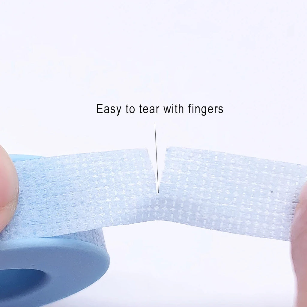 1 Roll black  Medical Silicone Tapes Eyelash Extensions Supplies Waterproof Breathable Prevent Allergy Color Tape Makeup Tools