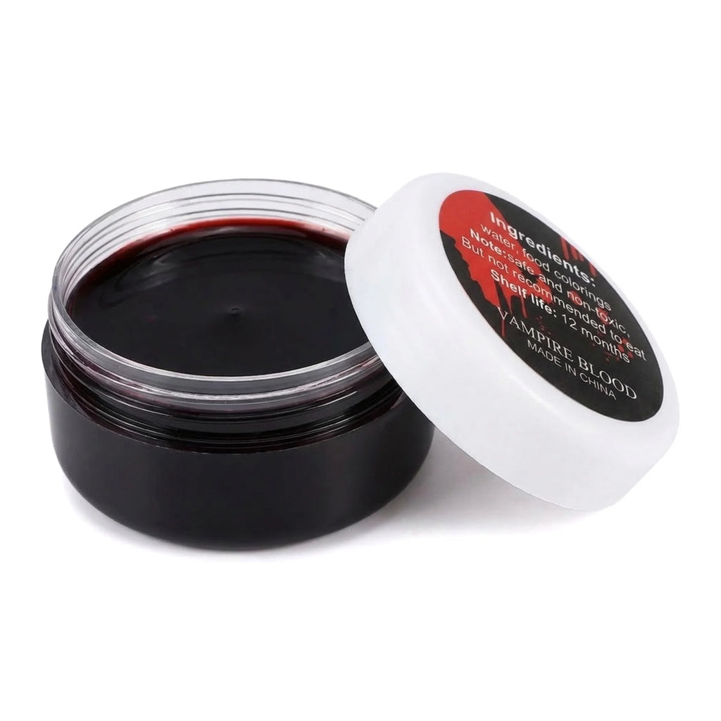 New Makeup Vampires Scars Fake Blood Gel Easy to Clean Skin-friendly Blood Gel 30g Body Painting Gel For Cosplay