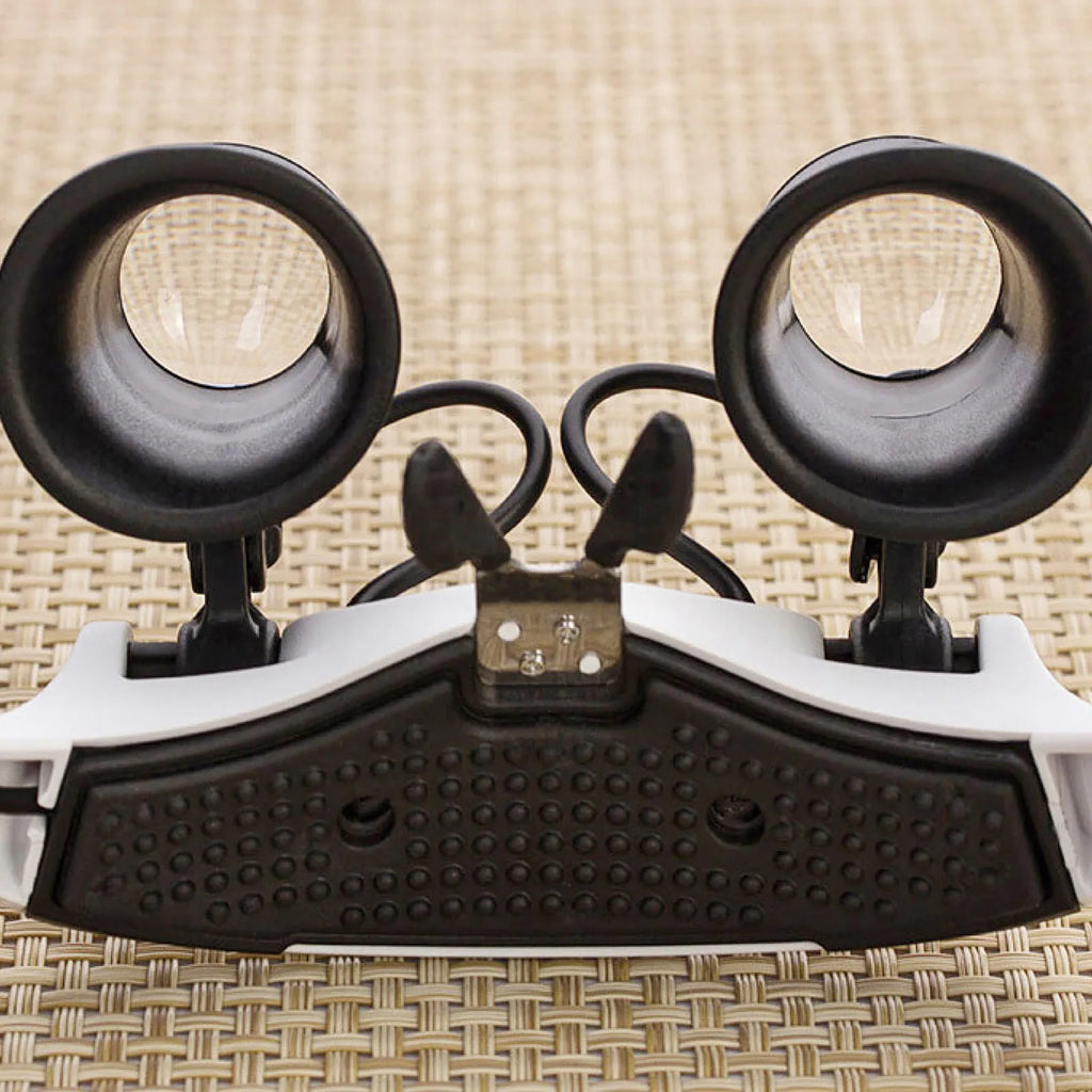 LED Jeweler's Loupe Magnifier, 10X to 25X