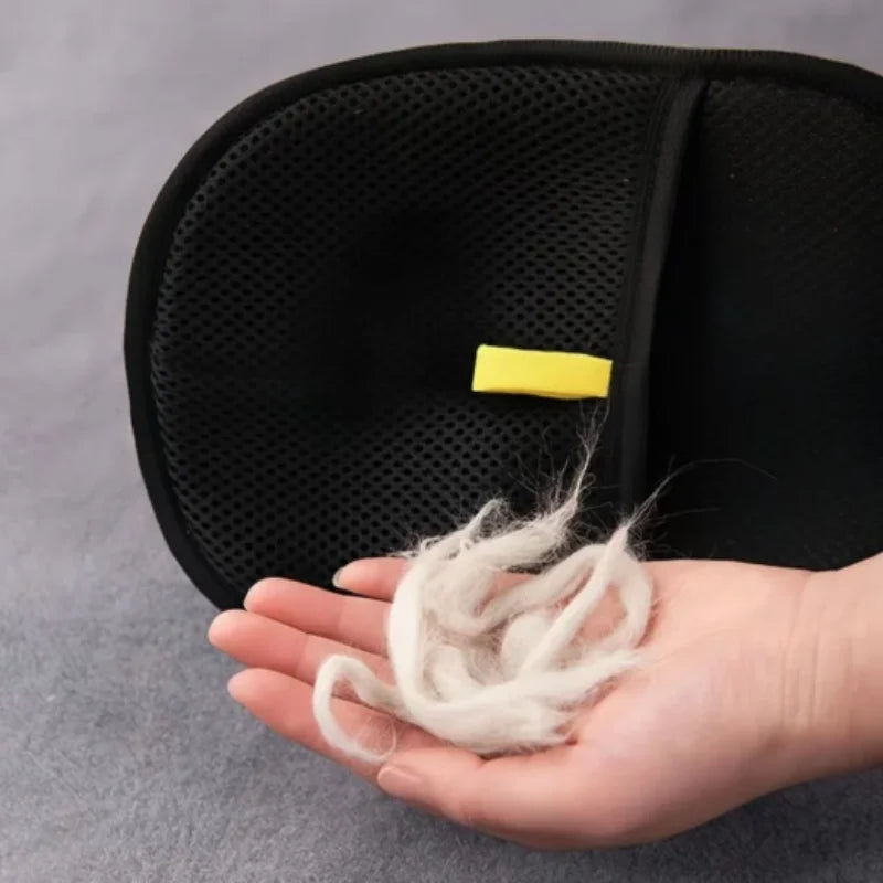 Pet Grooming Gloves for Cats and Dogs, Hair Remover Brush and Home Hair Cleaning Tool
