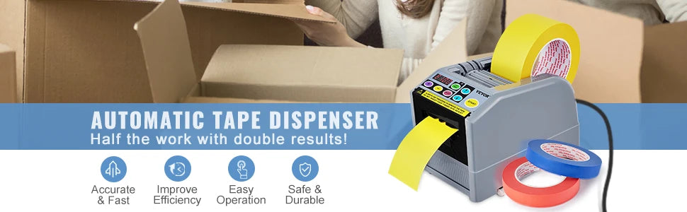 SucceBuy ZCUT-9 Automatic Tape Dispenser Cutter