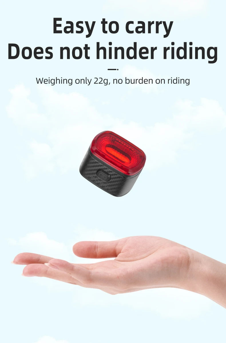 ROCKBROS Smart Brake-Sensing Bike Tail Light