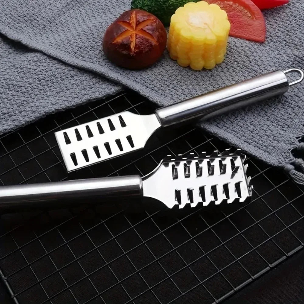 Multi-Purpose Kitchen Scraper, for Fish, Ginger, Veggies. 23cm, Non-Slip Handle, Versatile Tool