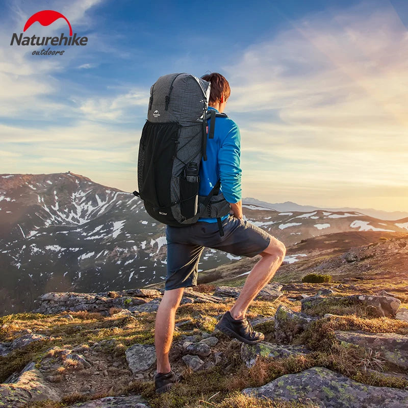 Outdoor Mountaining Backpack Waterproof High Capacity Sports Climbing Ultralight Hiking Travel Bag With Rain Cover