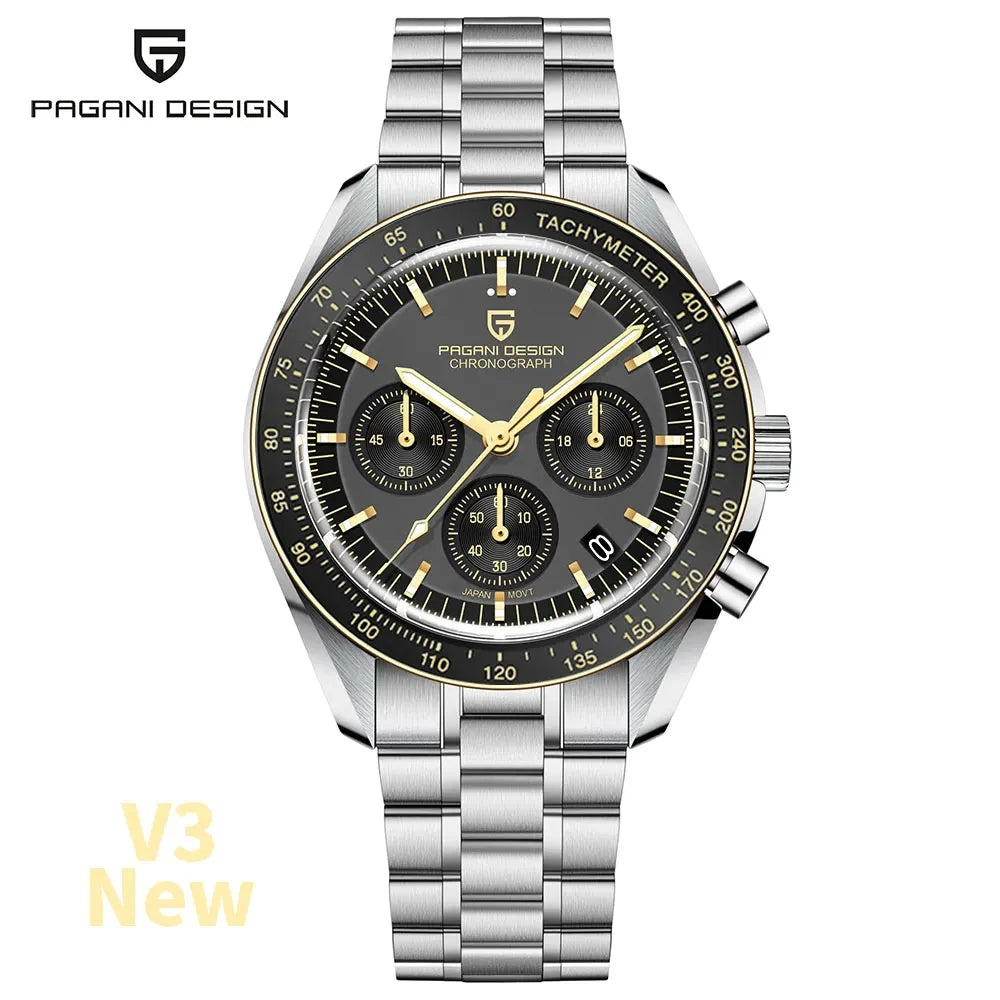 PAGANI DESIGN Men's Luxury Quartz Watch