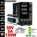 KUAIQU Official DC Power Supply Variable, 30V 60V 120V Adjustable Regulated Lab Power Supplies with OCP/OVP/Output/Encoder