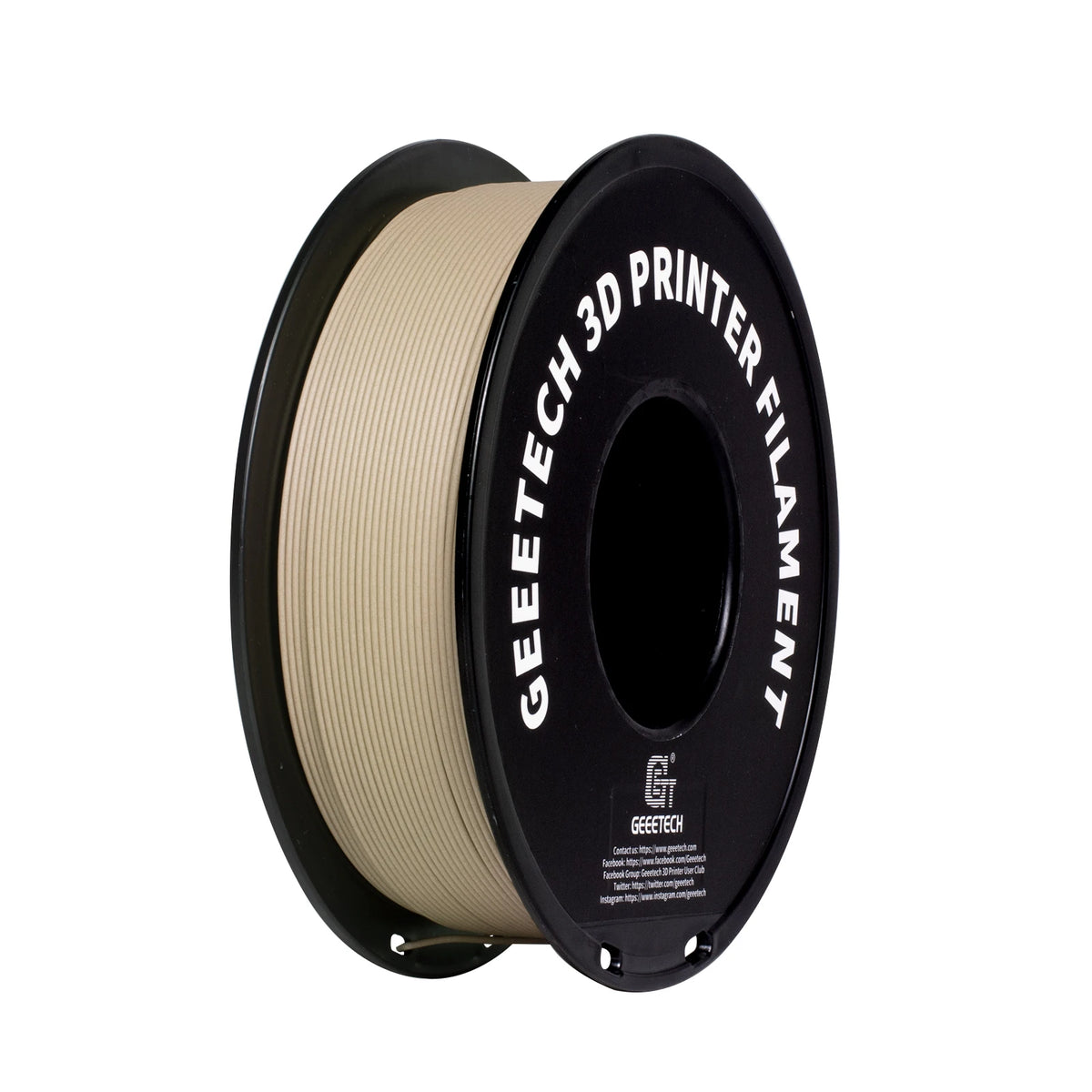Geeetech Wood PLA 3D Printer Filament 1.75mm 1kg, Natural Wood Finish