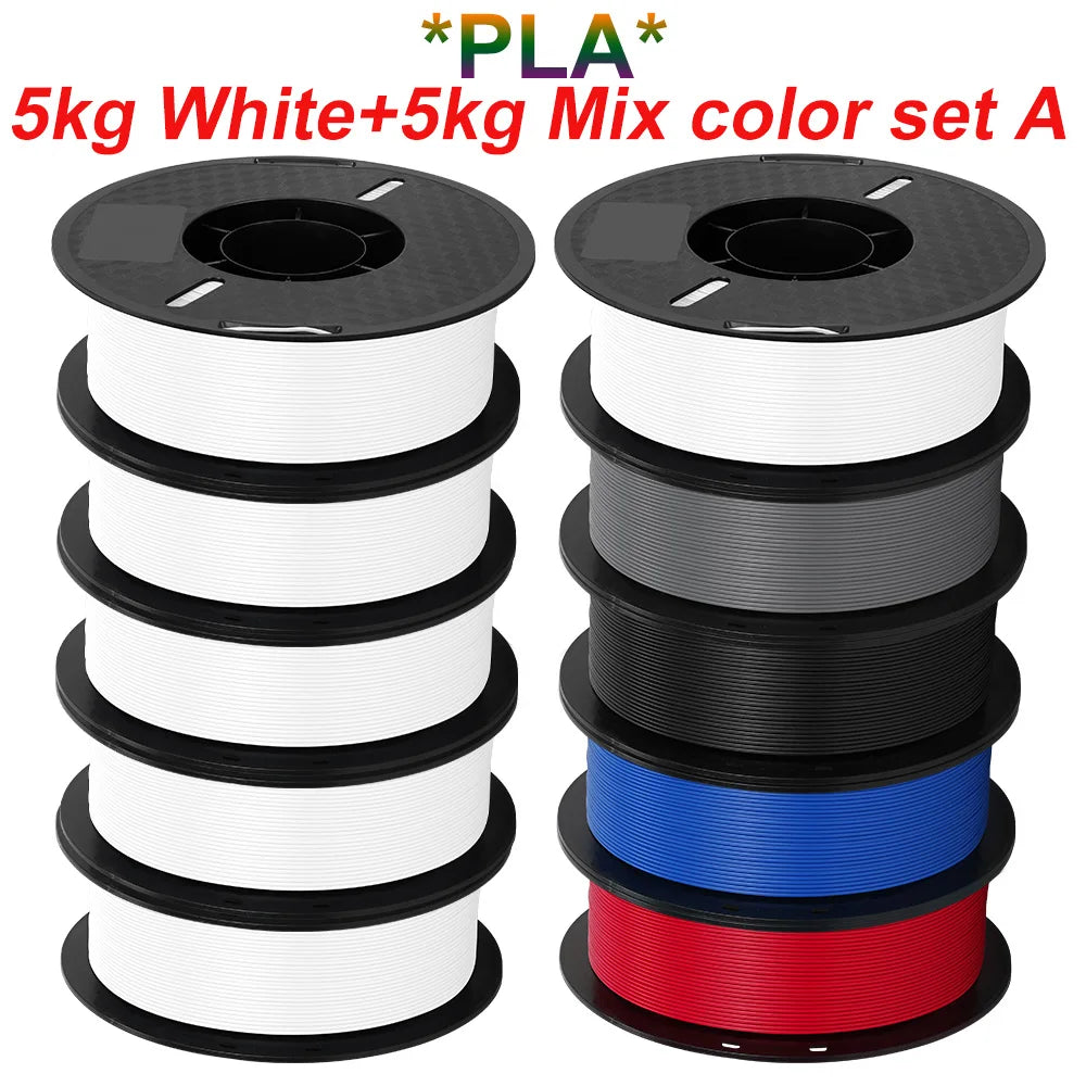 KINGROON PLA & PETG Filament Bundle, 10kg