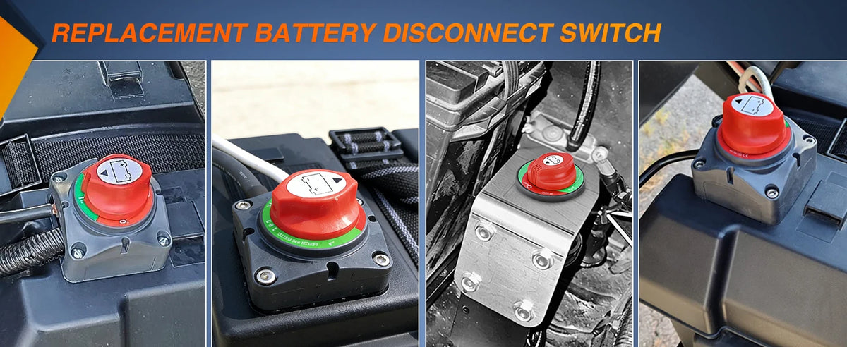 Heavy-Duty Battery Disconnect Switch, 12–48V