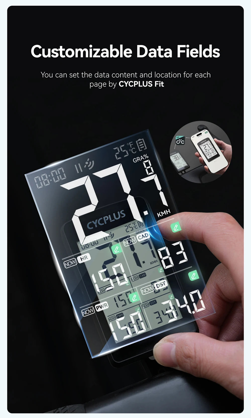 CYCPLUS M3 GPS Bike Computer