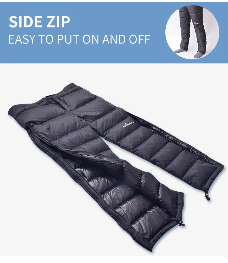 Kamperbox Hiking Men Pants Winter Down Pants Men Winter Down Trousers Hiking