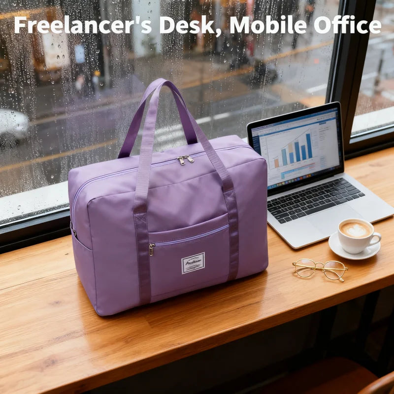 Foldable Multi-Purpose Storage Tote Bag, Space-Saving Organizer for Closet and Travel