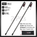 Local+ 2PCs Carbon Fiber Foldable 5-Sections Ultra-Light 110g Trekking Poles Walking Cane, 110/120/130cm Fixed Length Hiking Sticks for Outdoor Camping, City Running, Travel, Men Women Lightweight Portable Gear Caron Fiber Bl