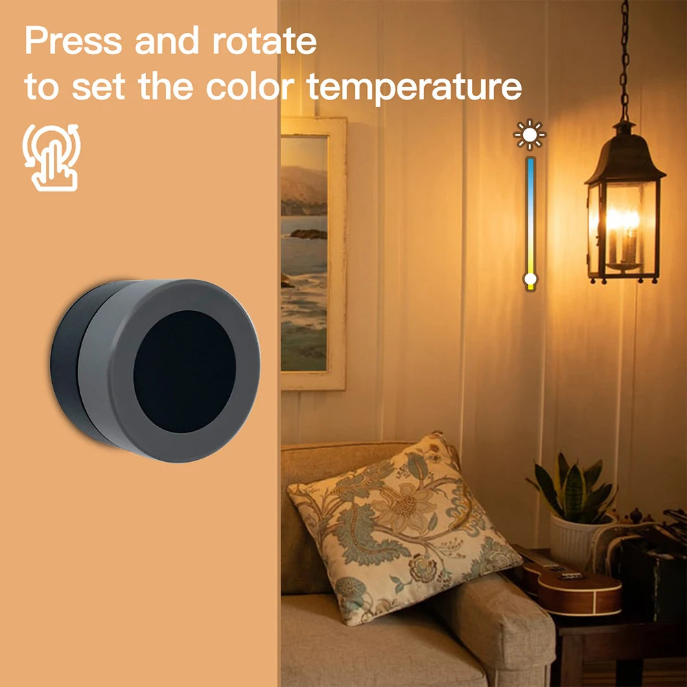 MOES Zigbee Smart Knob Switch, Wireless Scene Controller for Home Automation