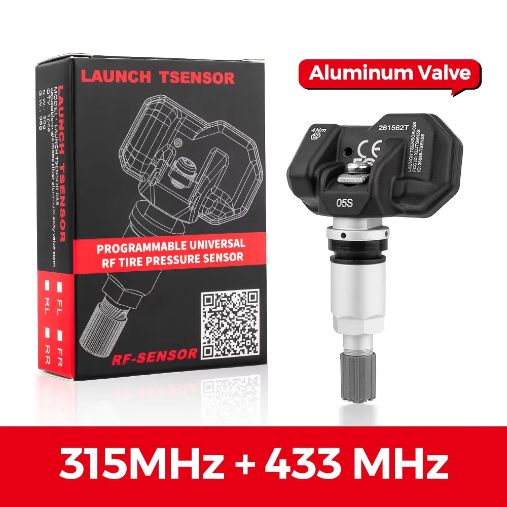 LAUNCH X431 Sensor 2 in 1 RF-Sensor 315MHz/433MHz TPMS Tire Repair Tools Scanner TSGUN Tire Pressure Sensors Tester Programming