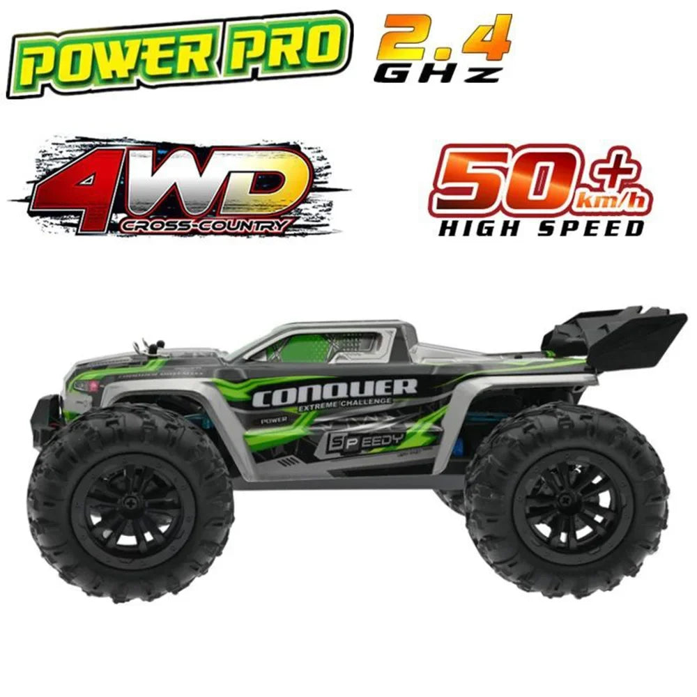 1:16 Scale Large RC Car 50km/h High Speed 4WD Children Toy for Boys Remote Control Car 2.4G Off Road Monster Truck RC Toy
