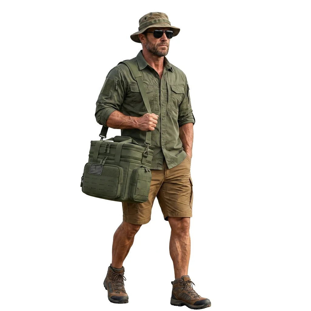 18L Insulated Lunch Bag Cooler, Expandable Leakproof Thermal Lunch Box for Work