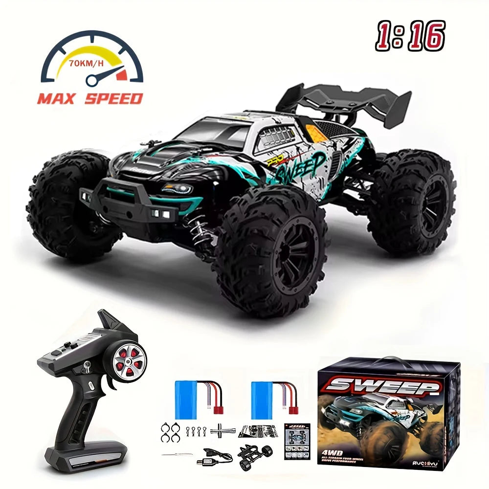 16101PRO 16102PRO RC Car Brushless 70 KM/h 4x4 Remote Control Go-Kart 2.4G Electric High-Speed Off-Road Drift Racing Toy Gift