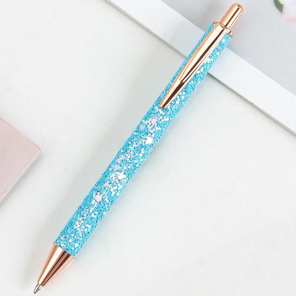 Classic Design Ballpoint Pens Commercial Metal Ballpoint Pen Luxury Portable  Rotating Automatic Ball Pen Exquisite Writing Tool
