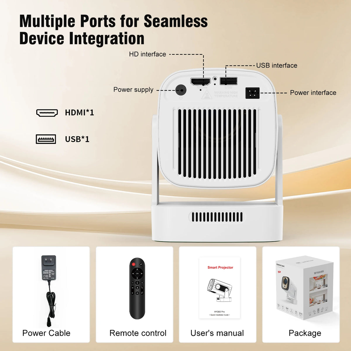 Magcubic HY310 1080P Auto-Focus Projector