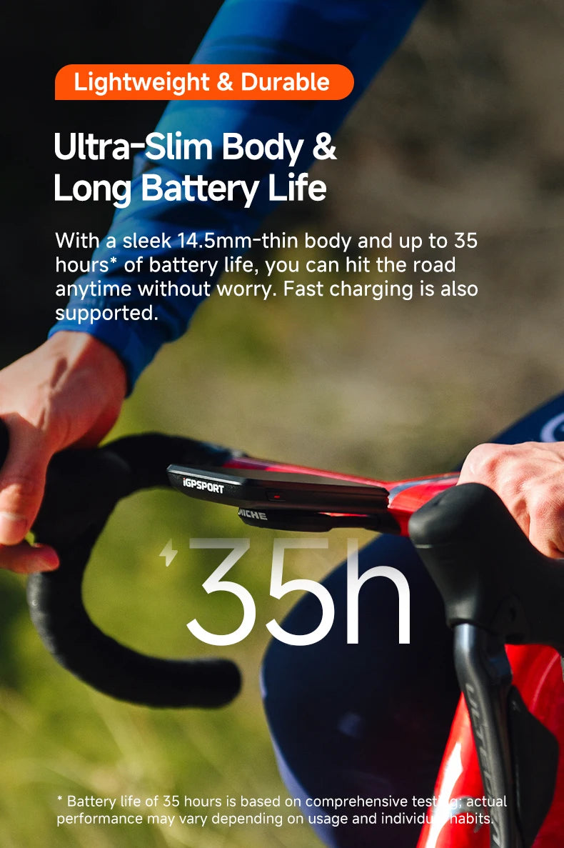 iGPSPORT BiNavi Touchscreen Bike Computer