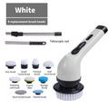 9 in 1Electric Spin Scrubber,Cordless Cleaning Brush Shower Scrubber – Adjustable Extension Handle Waterproof for Tub Tile Floor