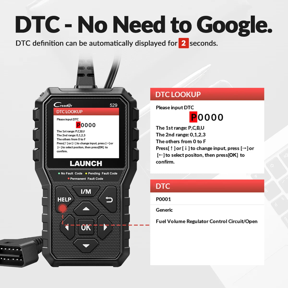 LAUNCH Creader 529 OBD2 Code Reader