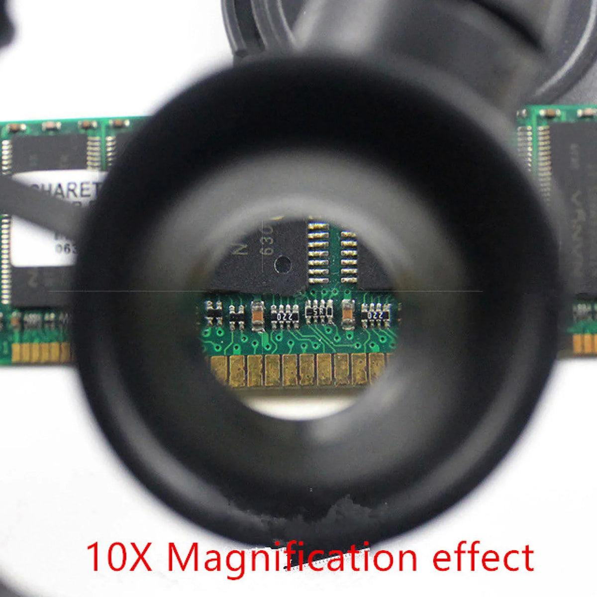 LED Jeweler's Loupe Magnifier, 10X to 25X