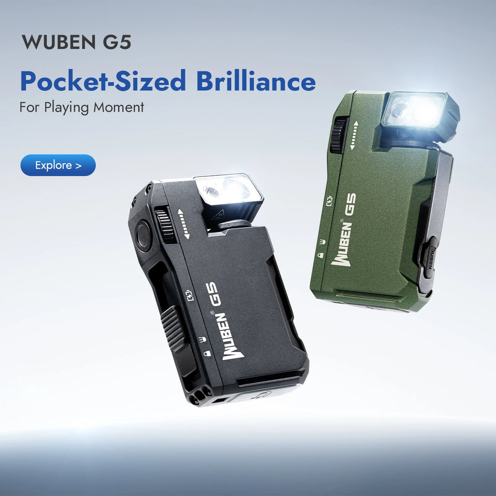 WUBEN G5 Magnetic EDC Keychain Flashlight