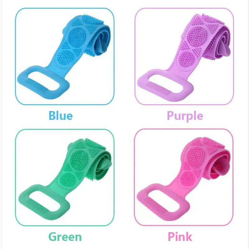 Silicone Back Scrubber Shower Brush