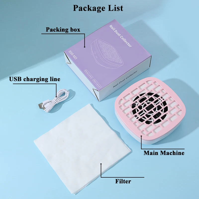 USB Mini Nail Dust Vacuum