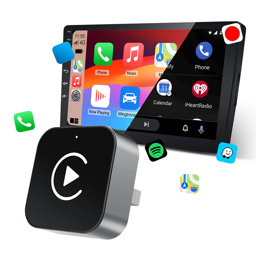 2-in-1 Wireless CarPlay & Android Auto Adapter