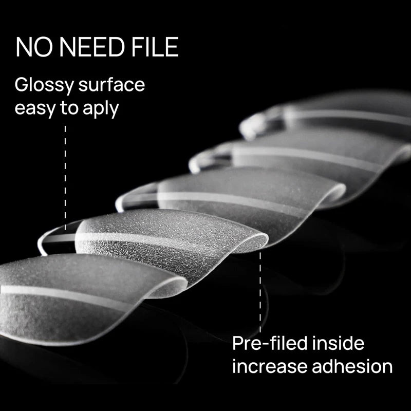 XXS Short Almond Soft Gel Nail Tips, 120 Pieces