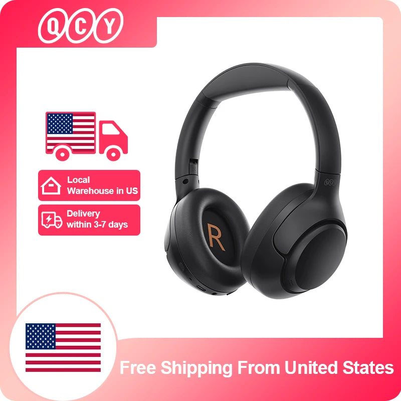 QCY H3 ANC Over-Ear Wireless Headphones