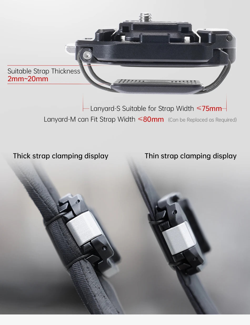 Ulanzi Falcam F38 Quick Release Shoulder Strap /Backpack Base /Kit V2 Compatible With F38 PD Fotopro PGY Quick Release Plate