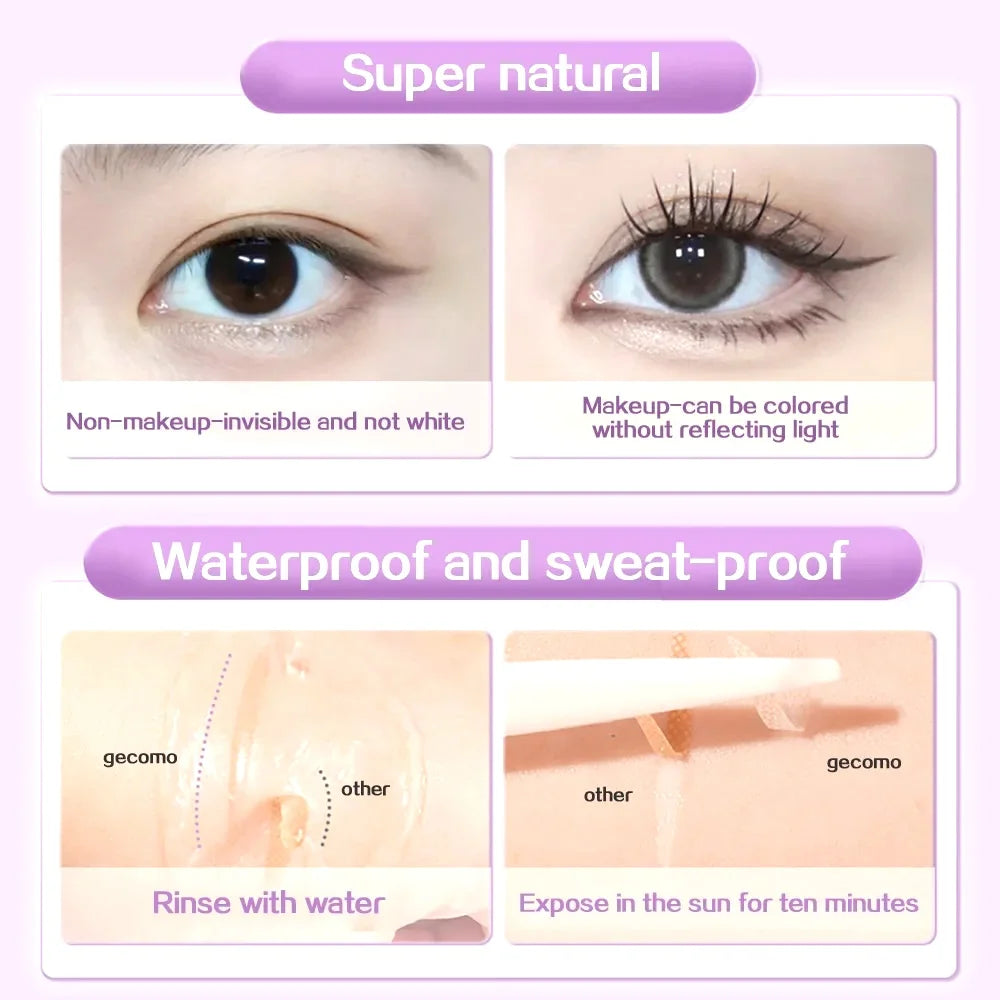 Double Eyelid Stickers, 240 Pieces, Invisible Long-Lasting Eye Shaping Tape for Single Eyelids